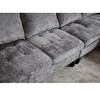 104.5" 5-Seater Chenille L-Shaped Sectional Sofa with Storage Ottoman & Reversible Chaise - 4 of 4