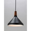 Maxim Lighting Nordic 1 - Light Pendant in  Walnut/Black - 2 of 3