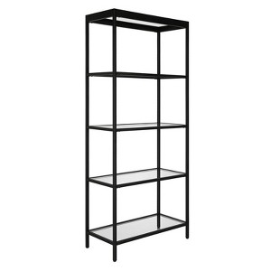 30" Wide Black Bronze Bookcase - Henn&Hart - 1 of 4