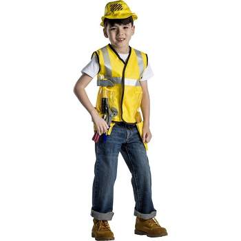 Dress Up America Construction Worker Role-play And Dress-up Set For Kids  Ages 3-6 : Target