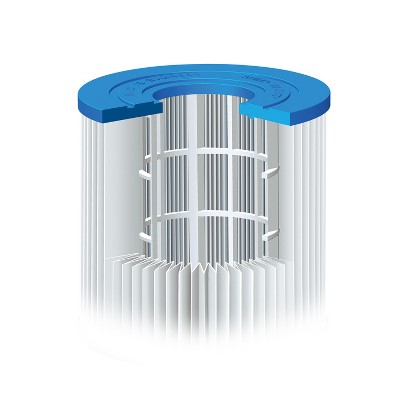Summer Waves Blue and White Pool Filter Cartridge 6-Pack