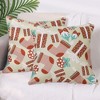 Unique Bargains Home Office Sofa Chair Couch Christmas Printed Velvet Throw Pillow Covers Set of 2 - 2 of 4