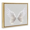 Stupell Industries Angel Wings on Grey Floating Frame Canvas Art - 2 of 4