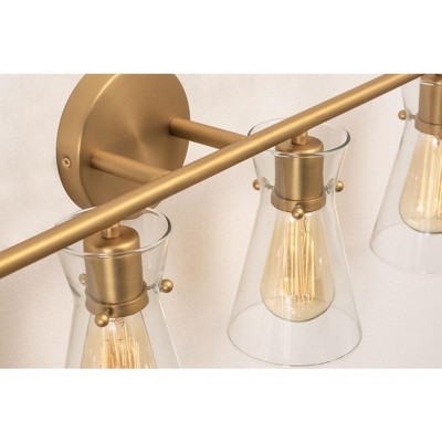 AFX Amanda 4 - Light Vanity in  Satin Brass