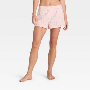 Women's Boxer Pajama Shorts - Wild Fable™ - 1 of 4