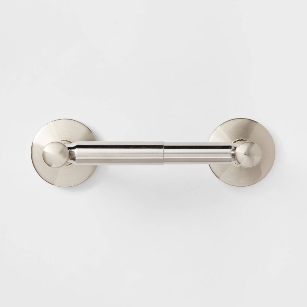 Photos - Toilet Paper Holder  Brushed Nickel - Threshold™