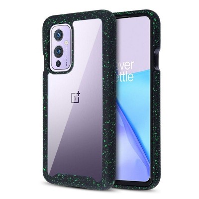 MyBat Splash Hybrid Case Compatible With Oneplus 9 - Highly Transparent Clear / Black