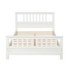 Okak Full/Twin Natural Platform Beds with Wood Slat Headboard,Solid Wood Bed Frame for Kids Bedroom,No Spring Box Needed - 3 of 4