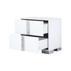 NicBex 2 Drawers Mirrored Nightstand,Bedside Table with Metal Handles,Modern Side Table for Bedroom - 4 of 4
