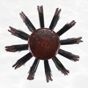 Unique Bargains Nylon Bristle Round Curling Hair Ruled Comb Brown - 3 of 4
