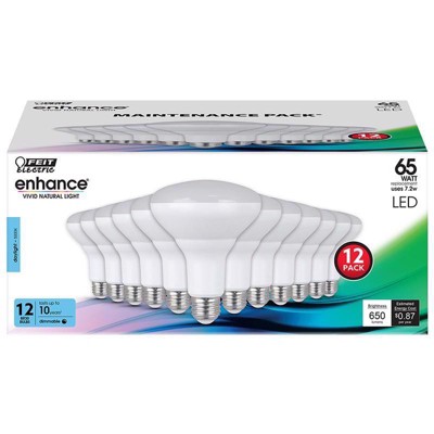 Feit Electric Enhance BR30 E26 (Medium) LED Bulb Daylight 65 Watt Equivalence 12 pk
