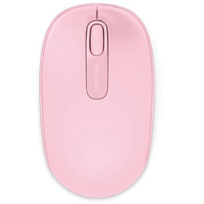 Microsoft 1850 Mouse - Wireless - Radio Frequency - Light Orchid Pink - USB 2.0 - 1000 dpi - Scroll Wheel - 3 Button(s)