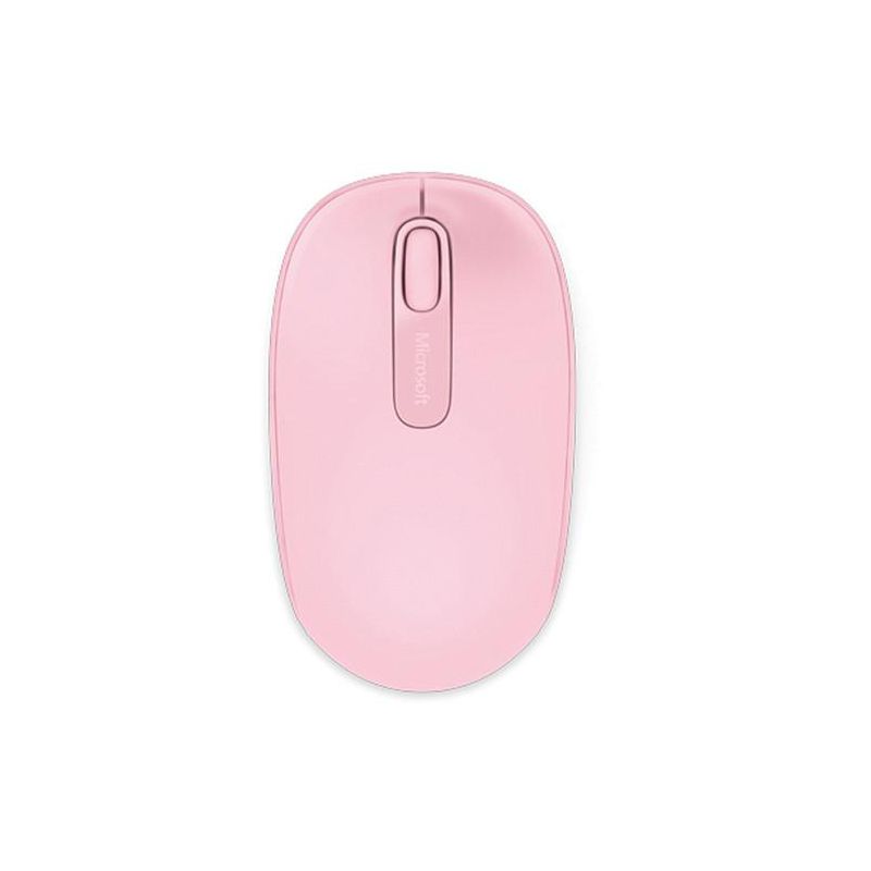 Microsoft Wireless Mobile Mouse 1850 Light Orchid Pink - Wireless Connectivity - USB 2.0 Nano Transceiver - Built-in Storage for Transceiver, 1 of 5