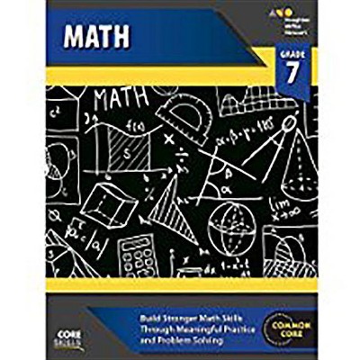 Core Skills Mathematics Workbook Grade 7 - by  Houghton Mifflin Harcourt (Paperback)