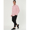 Lars Amadeus Men's Polka Dots Long Sleeves Dress Button Down Shirt - 4 of 4