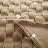 Sapphtopaz 50"x60" Faux Fur Blanket with Basketweave Texture Fluffy Throw Blanket with Warm Comfy Velvet Reverse,Soft Bedding Blanket for Room - 2 of 4