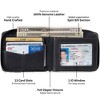 Alpine Swiss Logan Zipper Bifold Wallet For Men or Women RFID Safe Comes in a Gift Box - 3 of 4