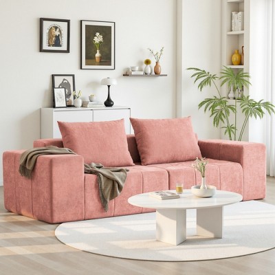 Modern 107"  Oversized Sectional Sofa Couch with Pillows for Living Room
