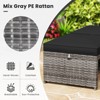 Tangkula Set Of 6 Patio Furniture Outdoor Sectional Conversation PE Rattan Sofa Set - 3 of 4