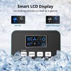Acekool 350Lbs/24H Air Cooled Commercial Spilt Ice Maker Machine with 220Lbs Ice Bin in Stainless Steel - 2 of 4