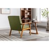 NicBex 1pc Accent Chair Leisure Chair Solid Wood Armrest Feet Lounge Chair Reading Chair Comfy Chair for Living Room Bedroom Studio - 2 of 4