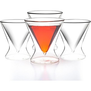 LEMONSODA Double-Walled Stemless Martini Glasses  - 8oz - 1 of 4