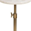 Kate and Laurel Engles Adjustable Marble Table and Plant Stand - 4 of 4