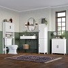 RiverRidge Monroe Two-Door Bathroom and Laundry Storage Cabinet with Adjustable Shelves - White - image 3 of 4