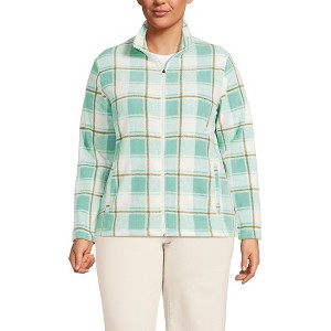Lands' End Women's Anyweather Fleece Full Zip Jacket - 1 of 4