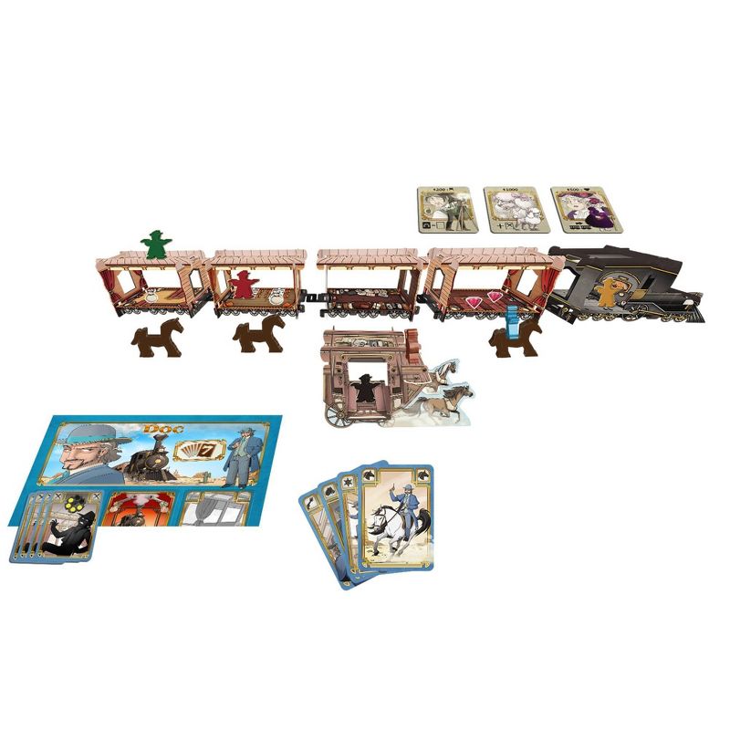 Colt Express Horses and Stagecoach Board Games, 5 of 6