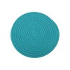 Unique Bargains Trivet Round Rope Woven Mat Cotton Non-woven Fabric 7.87"x7.87"x0.31" - 3 of 3