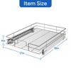 LOVMOR Pull Out Cabinet Organizer, Cabinet Pull Out Shelves 17" W x 18" D, Heavy Duty Cabinet Drawers Slide Out Kitchen - 3 of 4