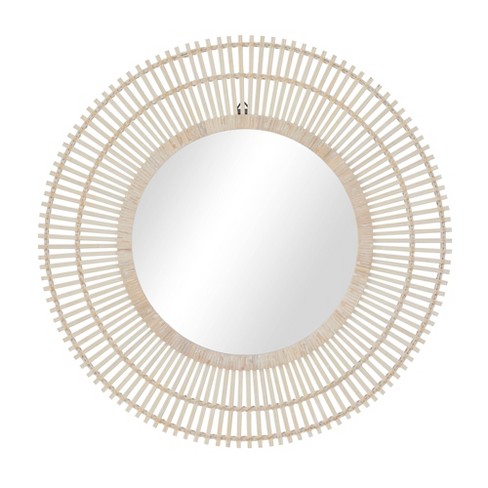 Rattan on sale mirror target