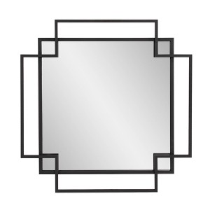 Howard Elliott 31"x23" Full Length Frameless Wall Mirror Whitby Collection: Modern Decor, 60" High, Wall Mount - 1 of 4