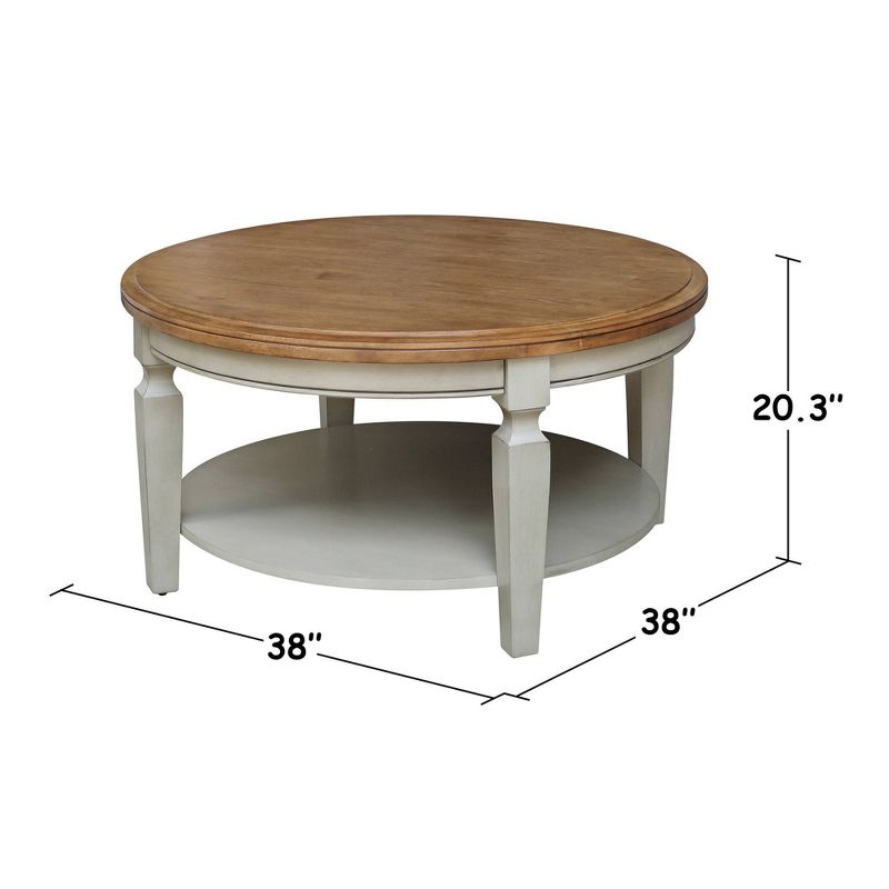 Vista Round Coffee Table - International Concepts, 6 of 9