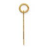 Black Bow Jewelry 14k Yellow Gold, Athletic Collection, Small Polished Number 92 Pendant - 2 of 4