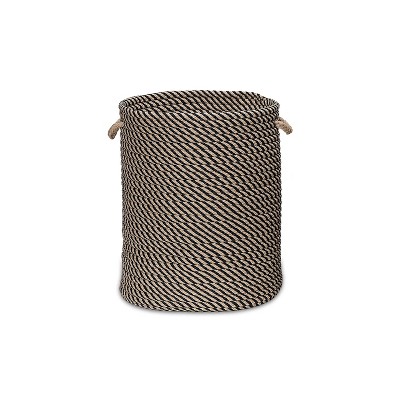 Colonial Mills Cabana Woven Hampers - Black 15"x15"x18"
