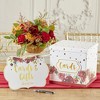 Kate Aspen Burgundy Blush Floral Party Decor Sign Kit (Set of 8) | 28513FW - 3 of 4