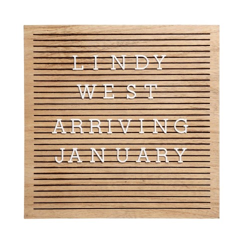 Pearhead Wooden Letterboard - image 1 of 4