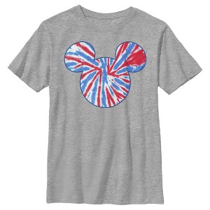 Boy's Disney Mickey and Friends Americana Tie Dye T-Shirt - 1 of 4