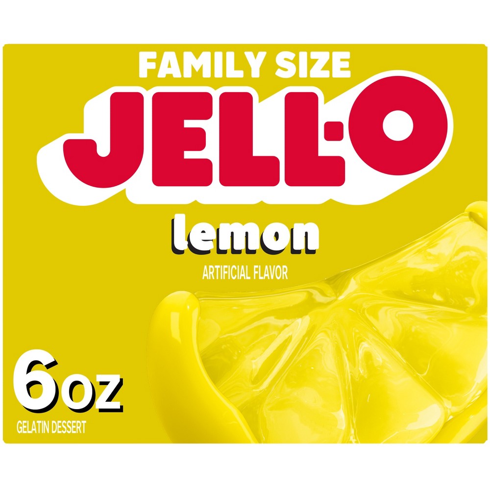 UPC 043000200551 product image for JELL-O Lemon Gelatin - 6oz | upcitemdb.com