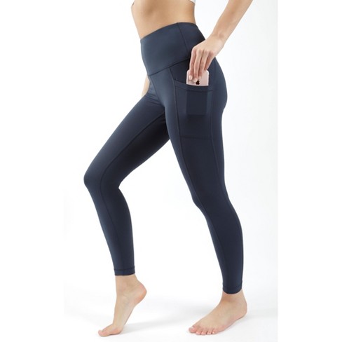 Yogalicious Nude Tech High Waist Side Pocket 7/8 Ankle Legging - Arctic  Navy - X Small : Target