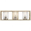 Moorgate™ 23" 3 Light Vanity Light with Clear Glass Black - 3 of 4