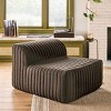 Foam Low Chair Brown - Hearth & Hand™ with Magnolia - 2 of 4