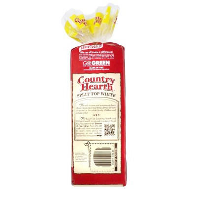 Country Hearth Split Top White Bread - 20oz