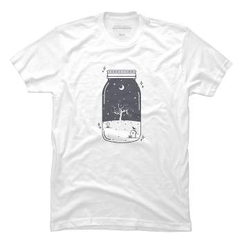 Men's Design By Humans Halloween in a jar By roc21 T-Shirt