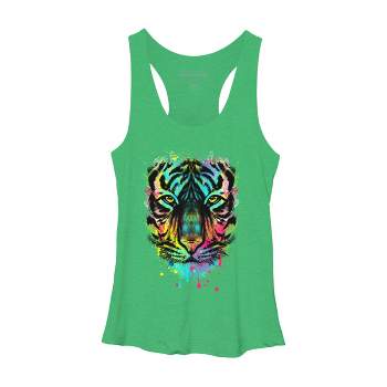 Women's Design By Humans Hunting For Colors By clingcling Racerback Tank Top