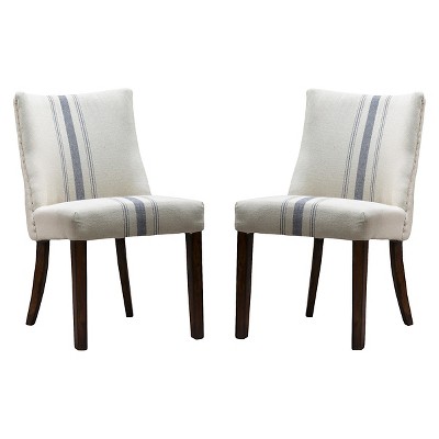 Set of 2 Christopher Knight Home Harman Dining Chair - White