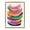 Kate and Laurel Sylvie Bright Abstract Framed Canvas by Jessi Raulet of Ettavee - 2 of 4