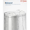 13 gal / 50 L Stainless Steel Kitchen Trash Can w/ Lid, Large Rustproof Garbage Can for Kitchen, Step-on Metal Trash Bin w/ Inner Bucket, Rear Handle - 4 of 4